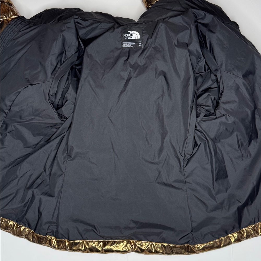 The North Face metallic gold Holladown jacket - Picture 9 of 13